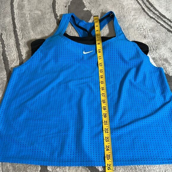 NIKE WOMEN'S 2-PIECE RACEBACK Mesh TANKINI SWIMMING SUIT SET - Picture 14 of 15